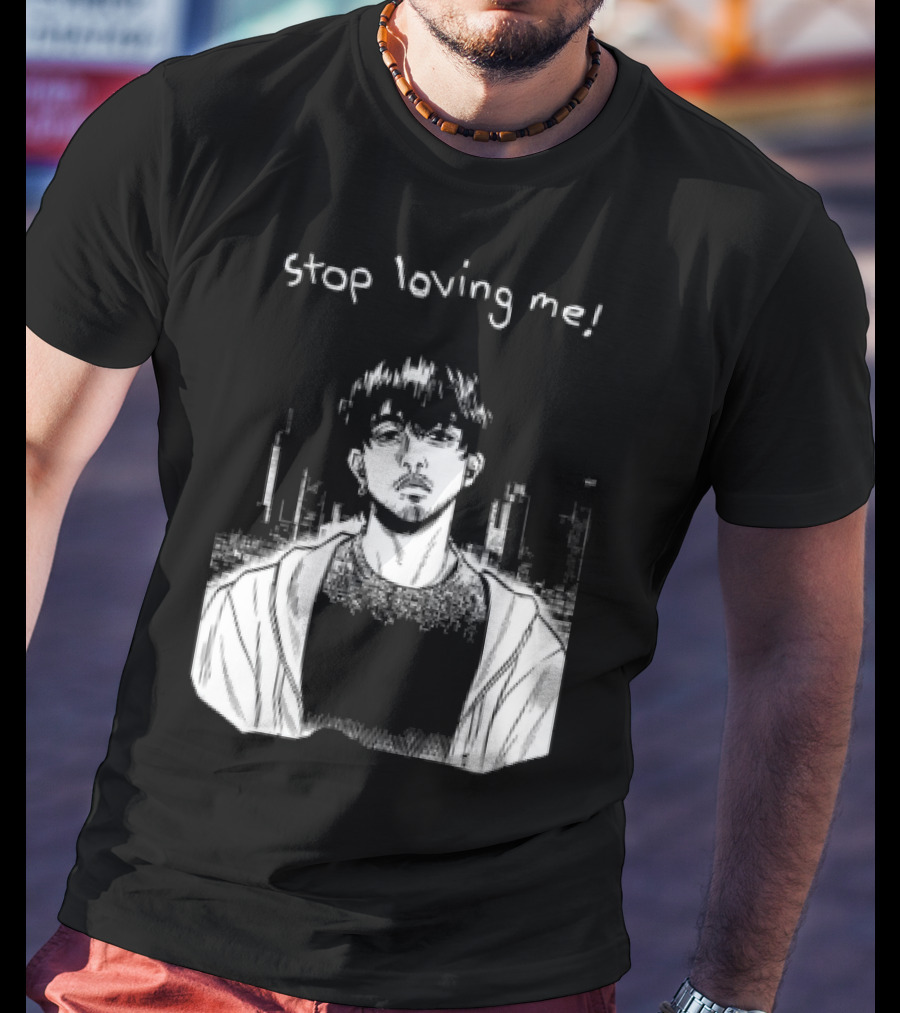 Stop Loving Me Manga Character Urban Scene T-Shirt