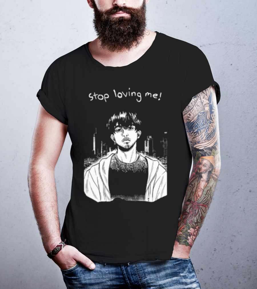 Stop Loving Me Manga Character Urban Scene T-Shirt