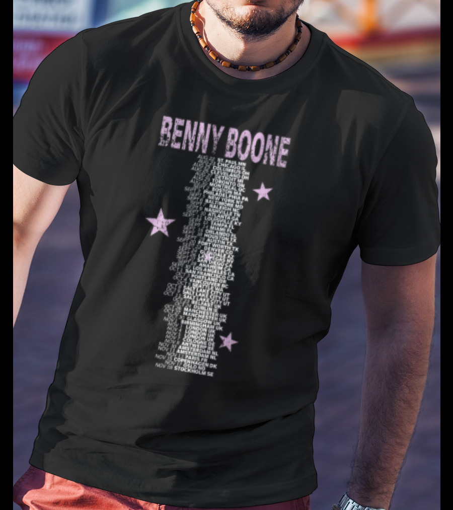 "Brighter My Love Dateback Heart Pink Stars" T-Shirt
