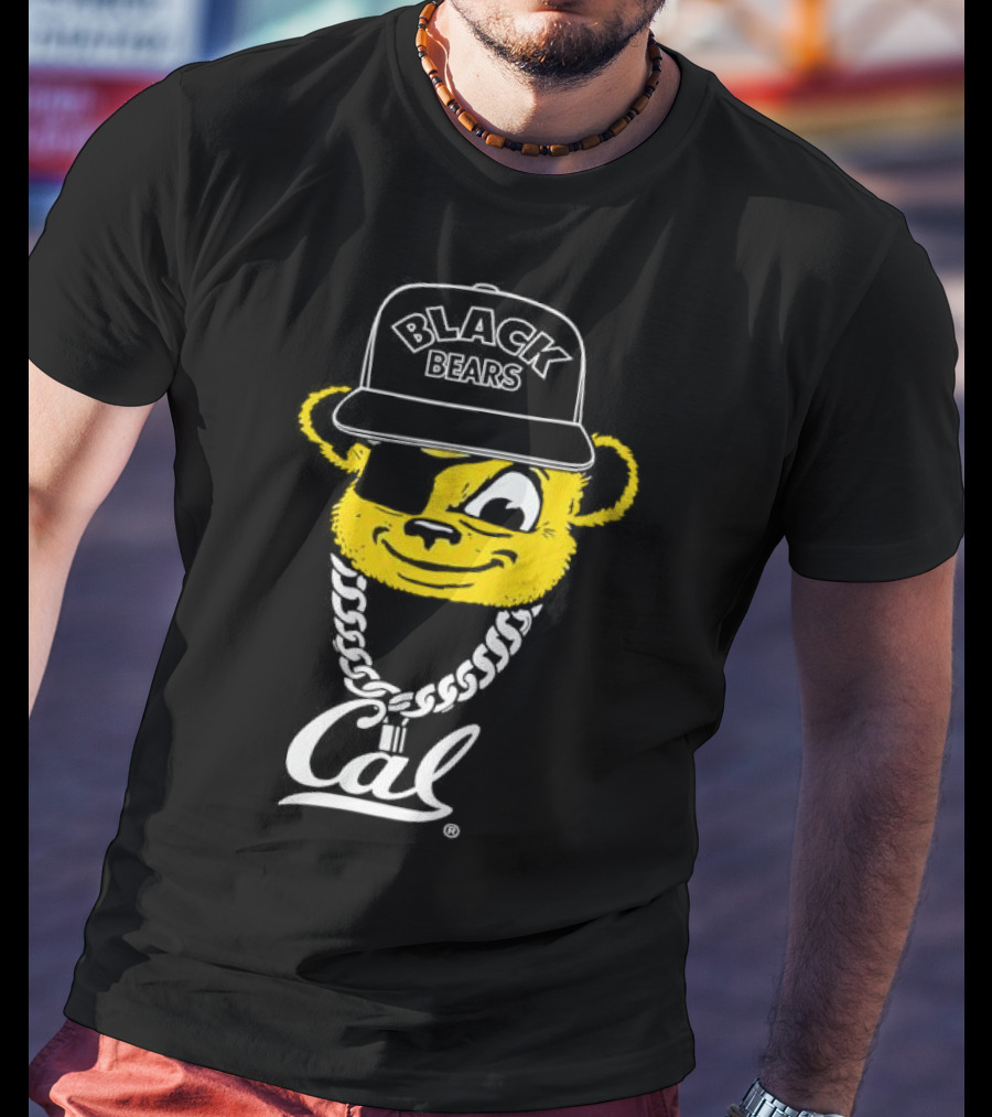 Black Bear Berkeley Cal Baseball T-Shirt