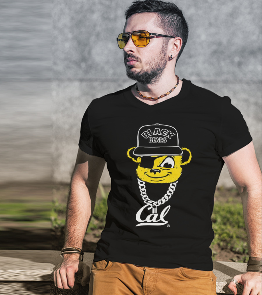 Black Bear Berkeley Cal Baseball T-Shirt
