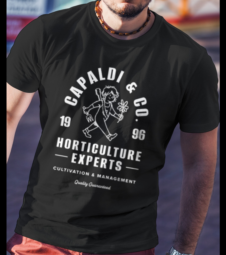 Capaldi And Co Horticulture Experts Cultivation And Management Retro 1996 Quality Guaranteed T-Shirt