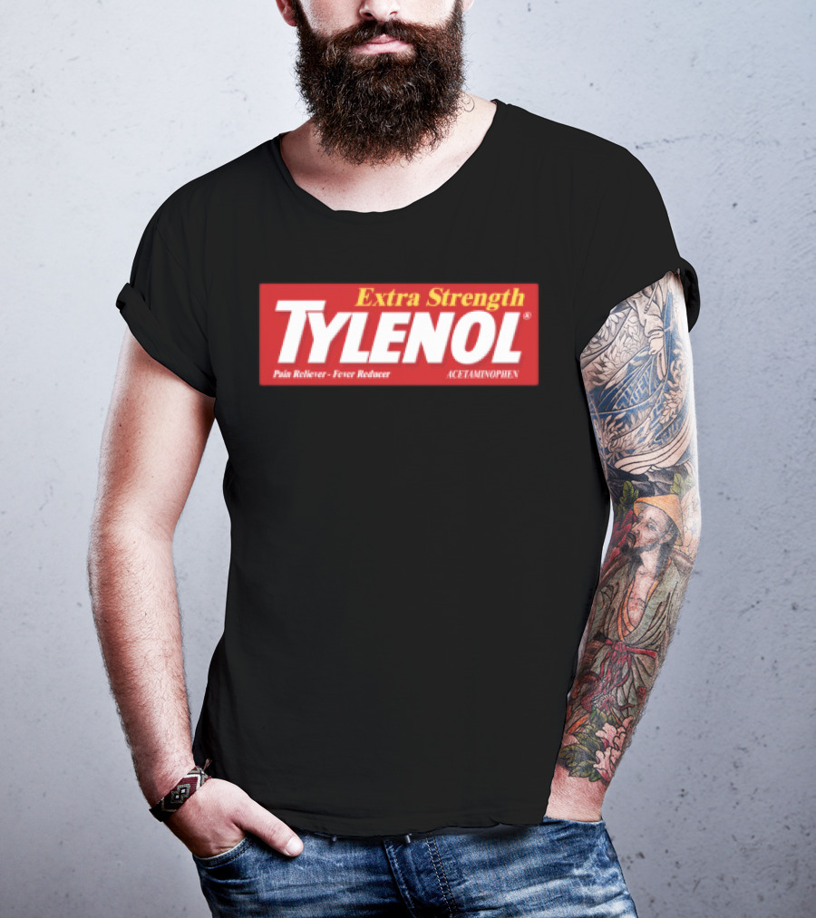Extra Strength Tylenol Pain Reliever Fever Reducer Acetaminophen T-Shirt