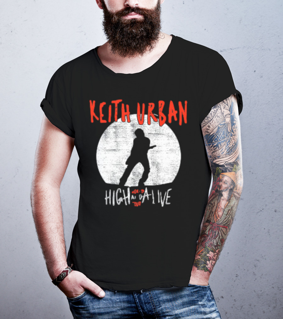 Keith Urban High And Alive World Tour 2023 T-Shirt