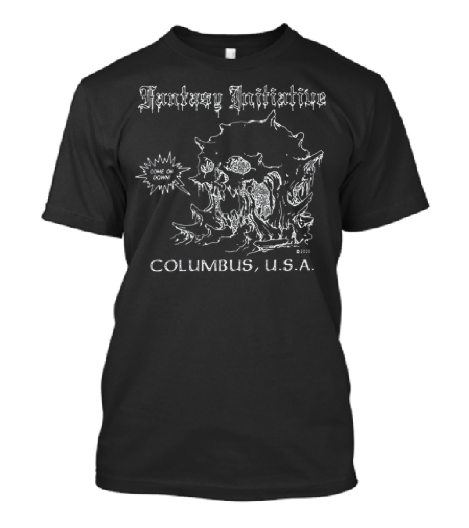 "Fantasy Initiative Cave October Columbus USA" T-Shirt