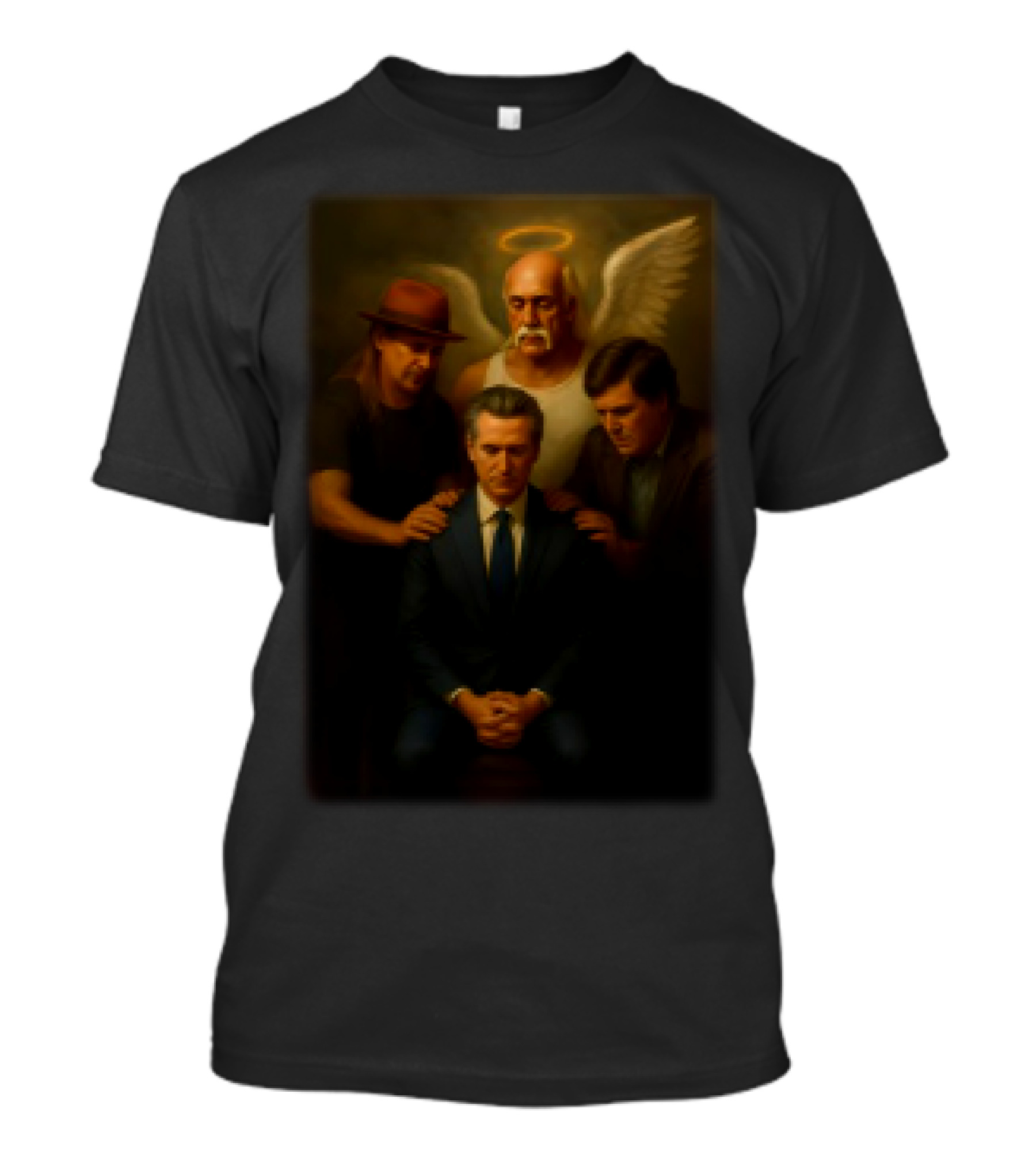 Gavin Newsom And Hulk Hogan Tucker Carlson T-Shirt