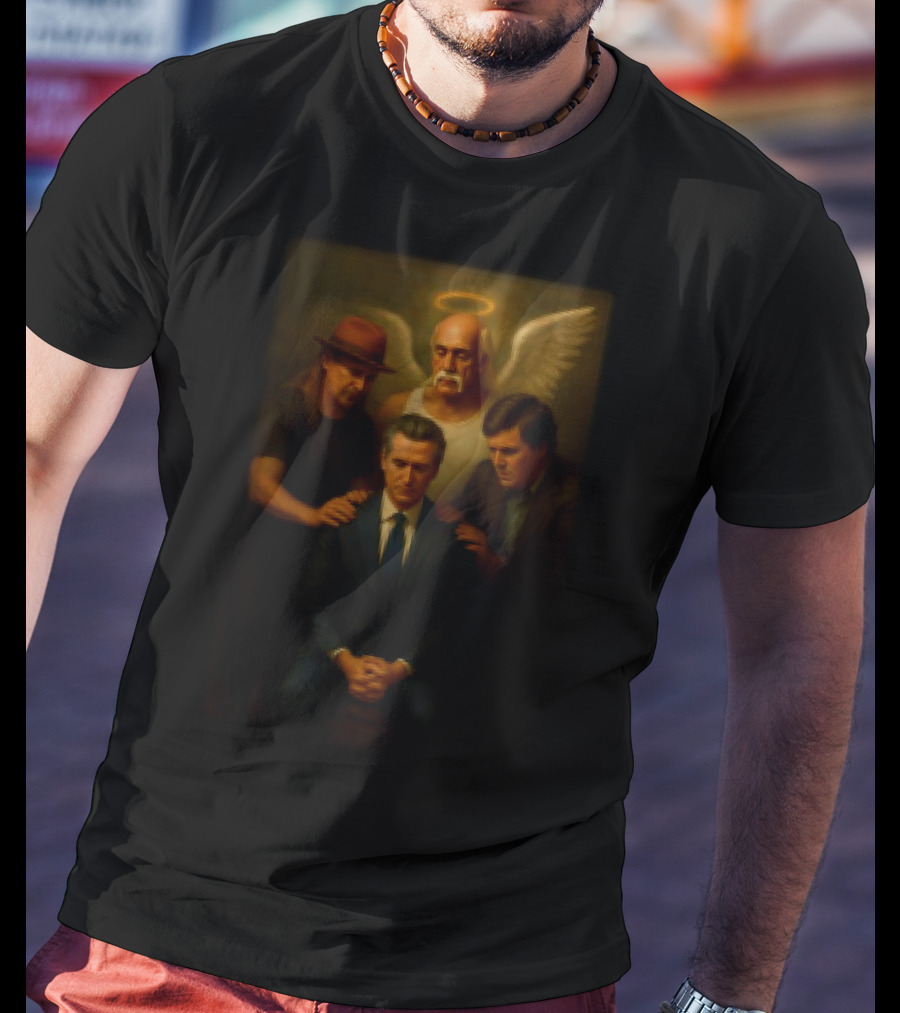 Gavin Newsom And Hulk Hogan Tucker Carlson T-Shirt