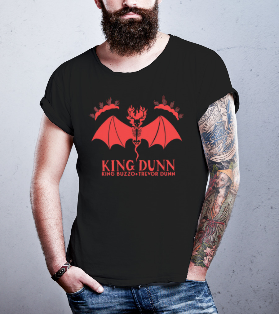 King Dunn King Buzzo Trevor Dunn Red Bat Imagery Melvinsdotcom T-Shirt