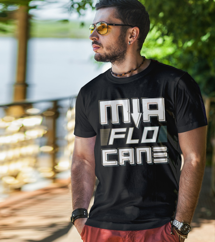 Miami Flo Cane Retro Neon Vibes T-Shirt