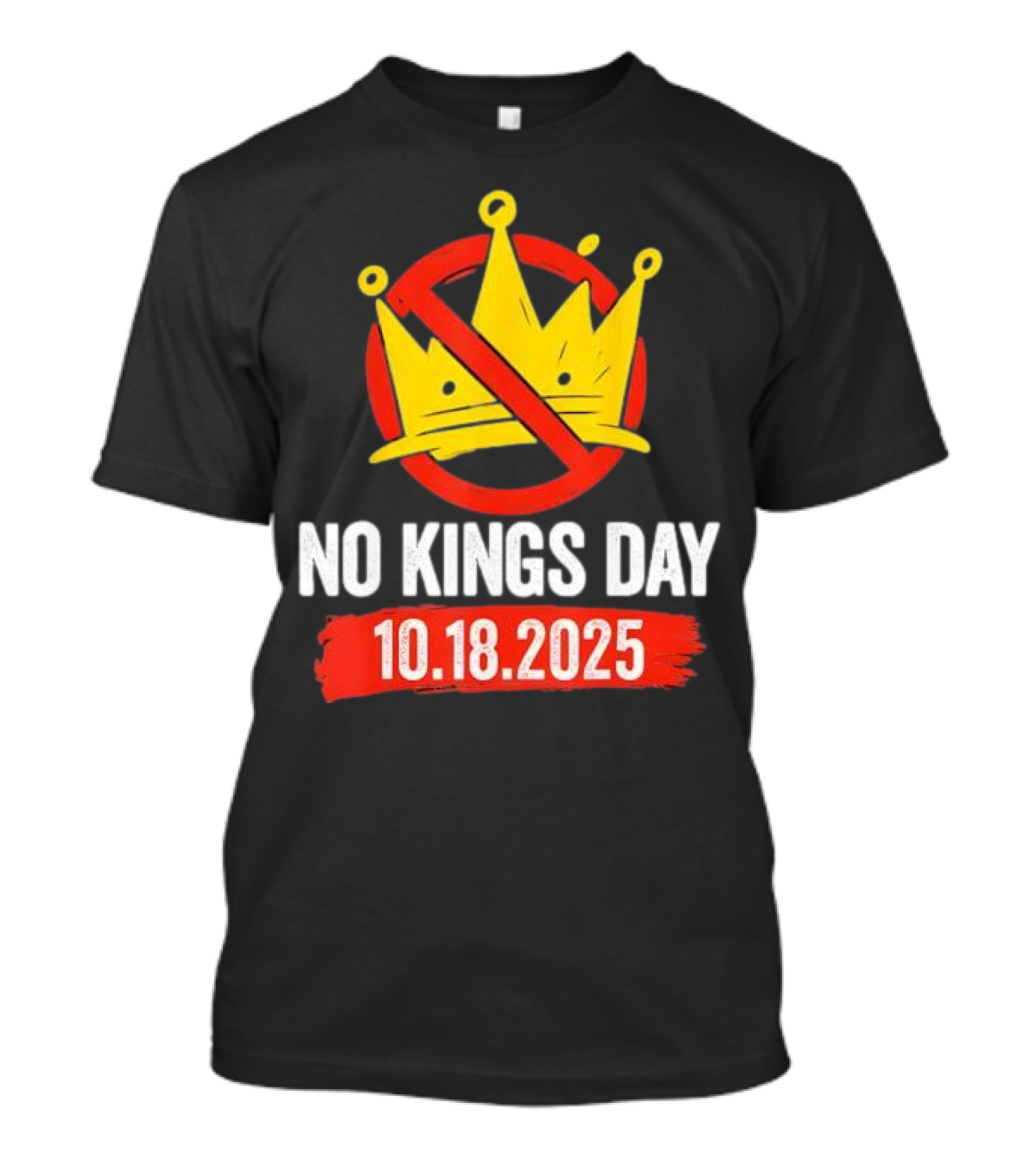 No Kings Day 10.18.2025 Crown Symbol T-Shirt