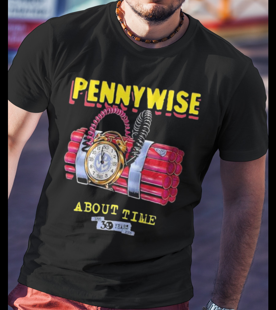 Pennywise About Time 30 Years 1996-2026 Anniversary Halloween T-Shirt