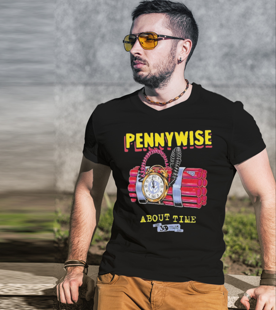 Pennywise About Time 30 Years 1996-2026 Anniversary Halloween T-Shirt