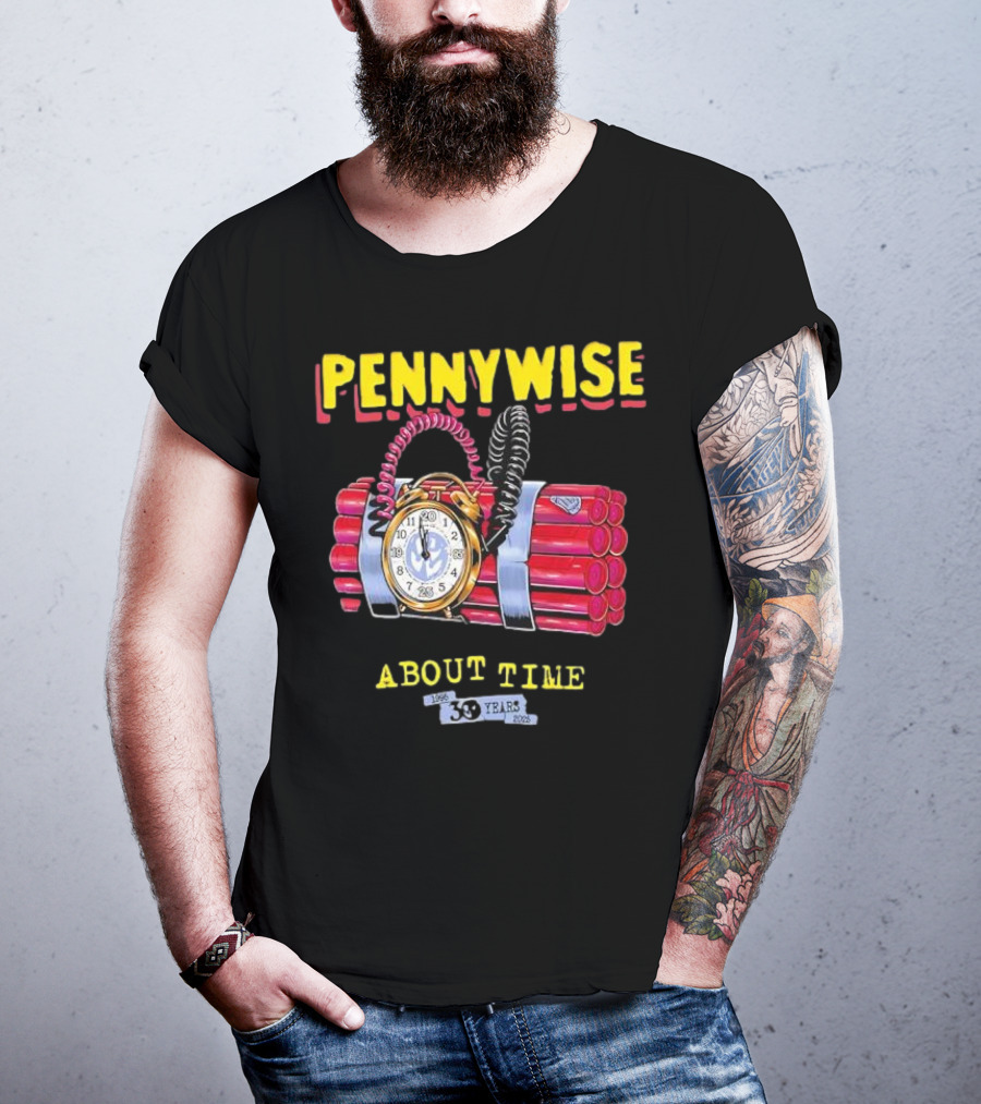 Pennywise About Time 30 Years 1996-2026 Anniversary Halloween T-Shirt
