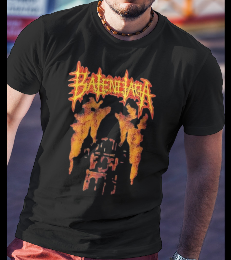 Balenciaga Fire Print Anne Hathaway Style T-Shirt