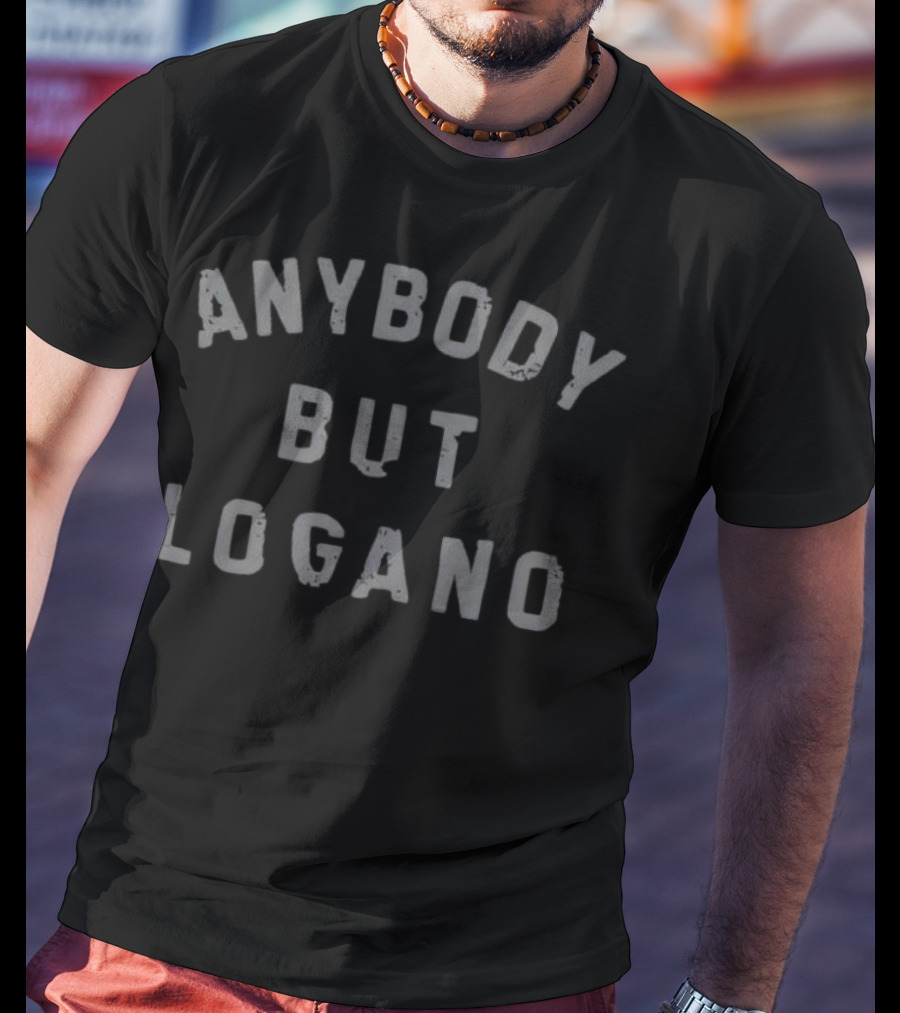 Anybody But Logano Racing Fan Expression T-Shirt