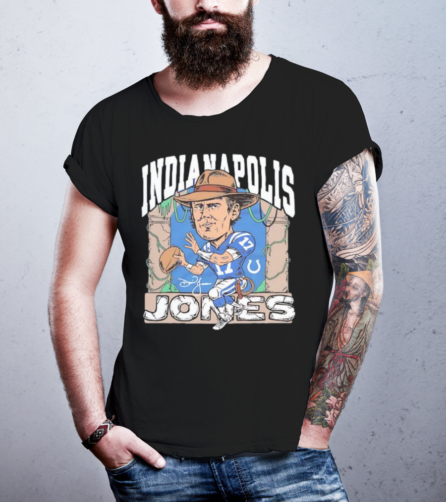 Indianapolis Jones Indianapolis Colts Daniel Jones Signature Adventure T-Shirt