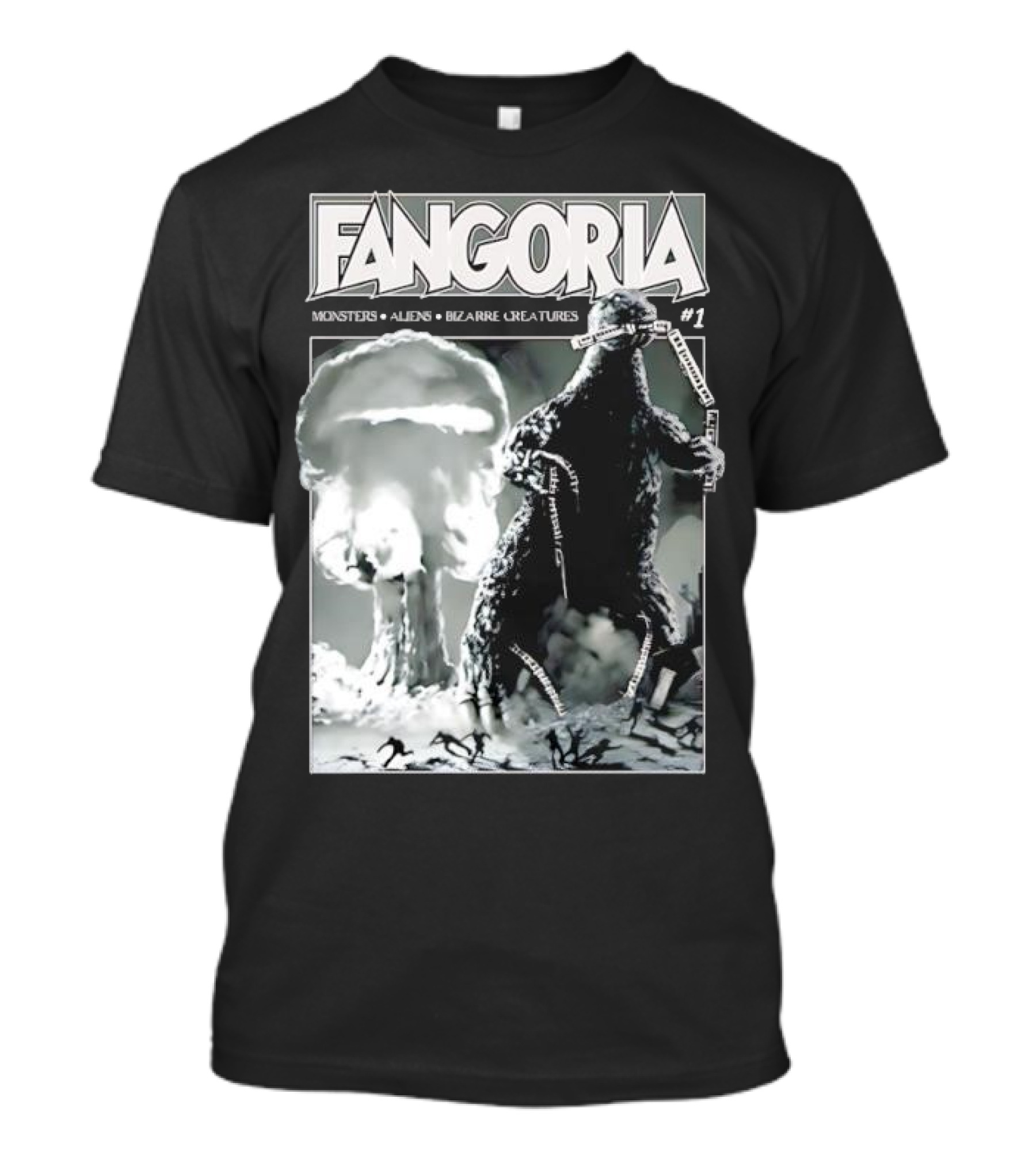 Fangoria Monsters Aliens Bizarre Creatures Godzilla T-Shirt