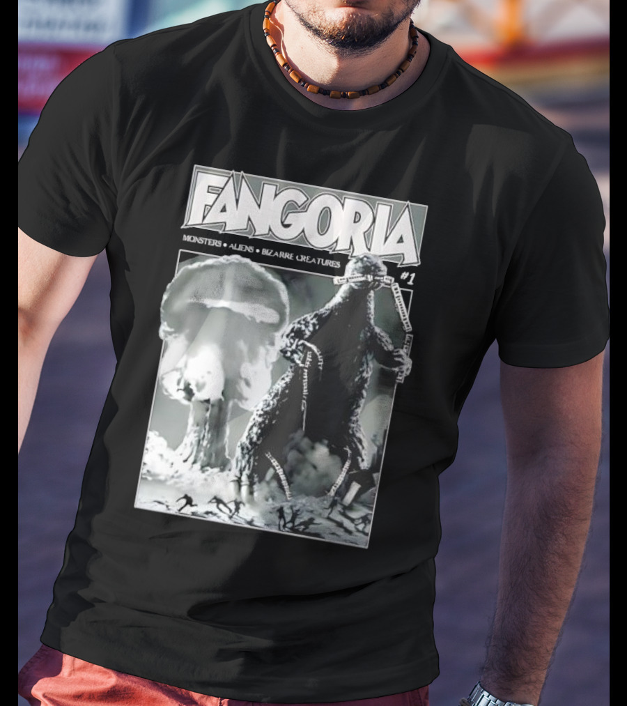 Fangoria Monsters Aliens Bizarre Creatures Godzilla T-Shirt