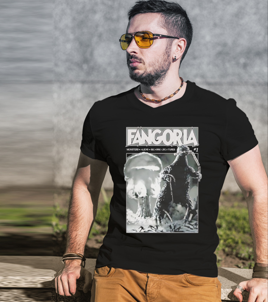 Fangoria Monsters Aliens Bizarre Creatures Godzilla T-Shirt