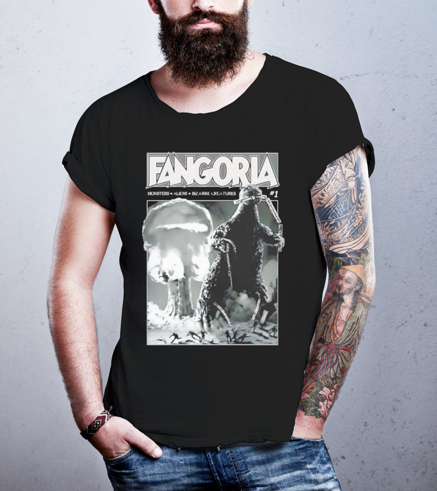 Fangoria Monsters Aliens Bizarre Creatures Godzilla T-Shirt
