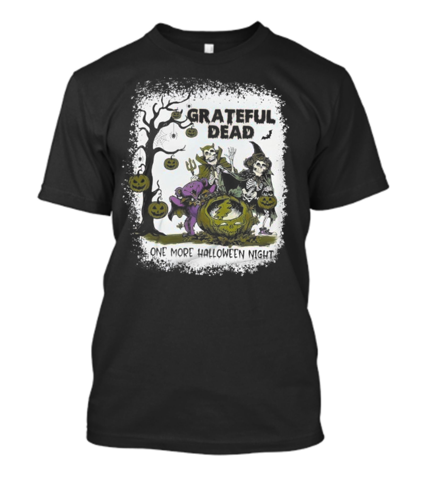 Grateful Dead One More Halloween Night 2025 Funny T-Shirt