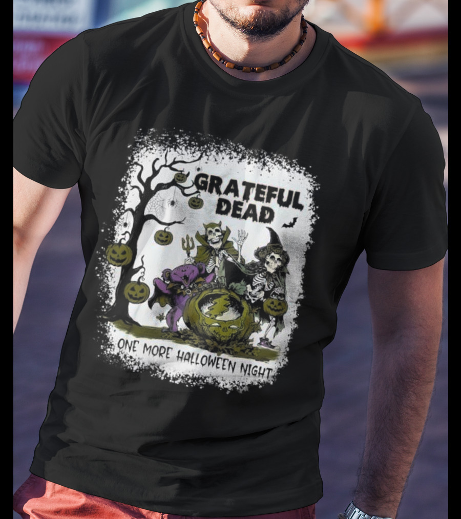 Grateful Dead One More Halloween Night 2025 Funny T-Shirt