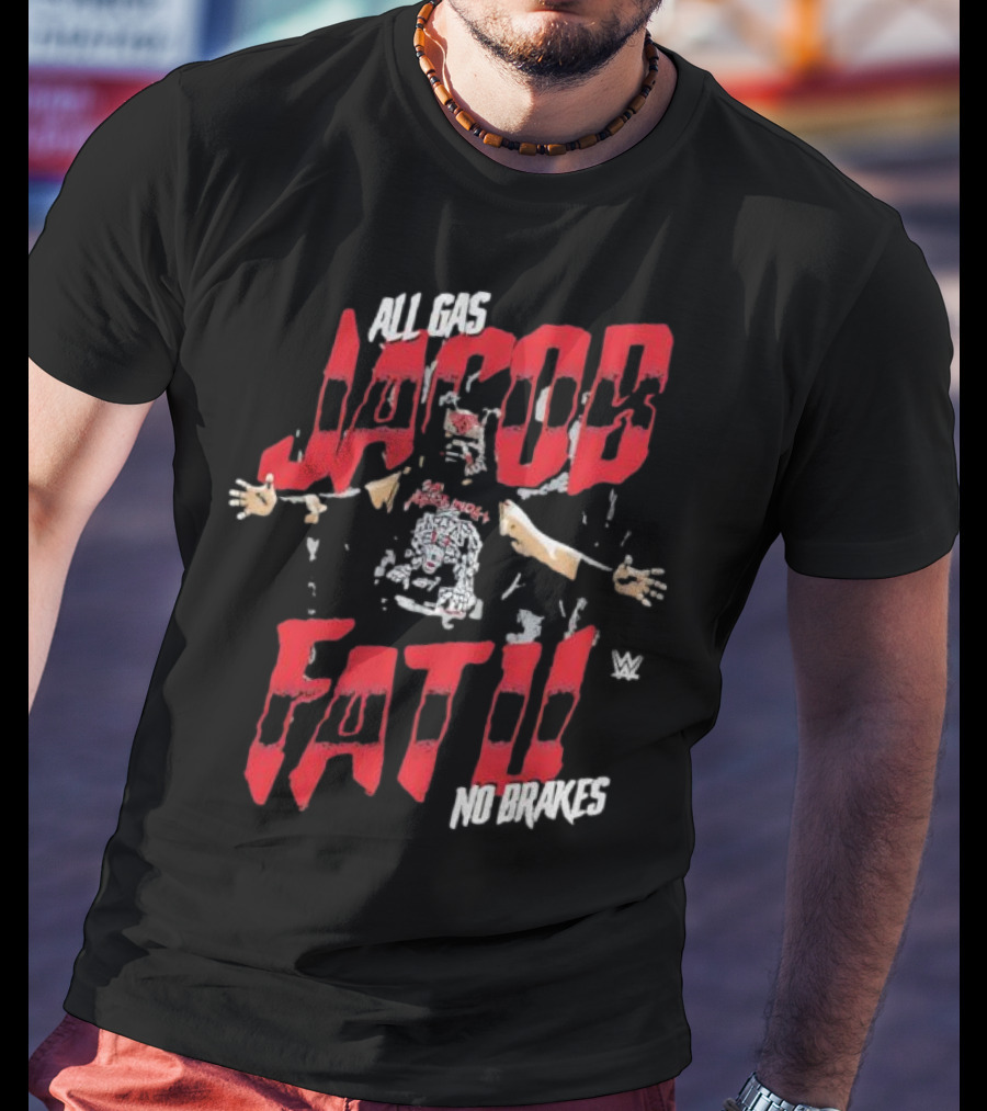 Jacob Fatu All Gas No Brakes Wrestling WWE Style T-Shirt