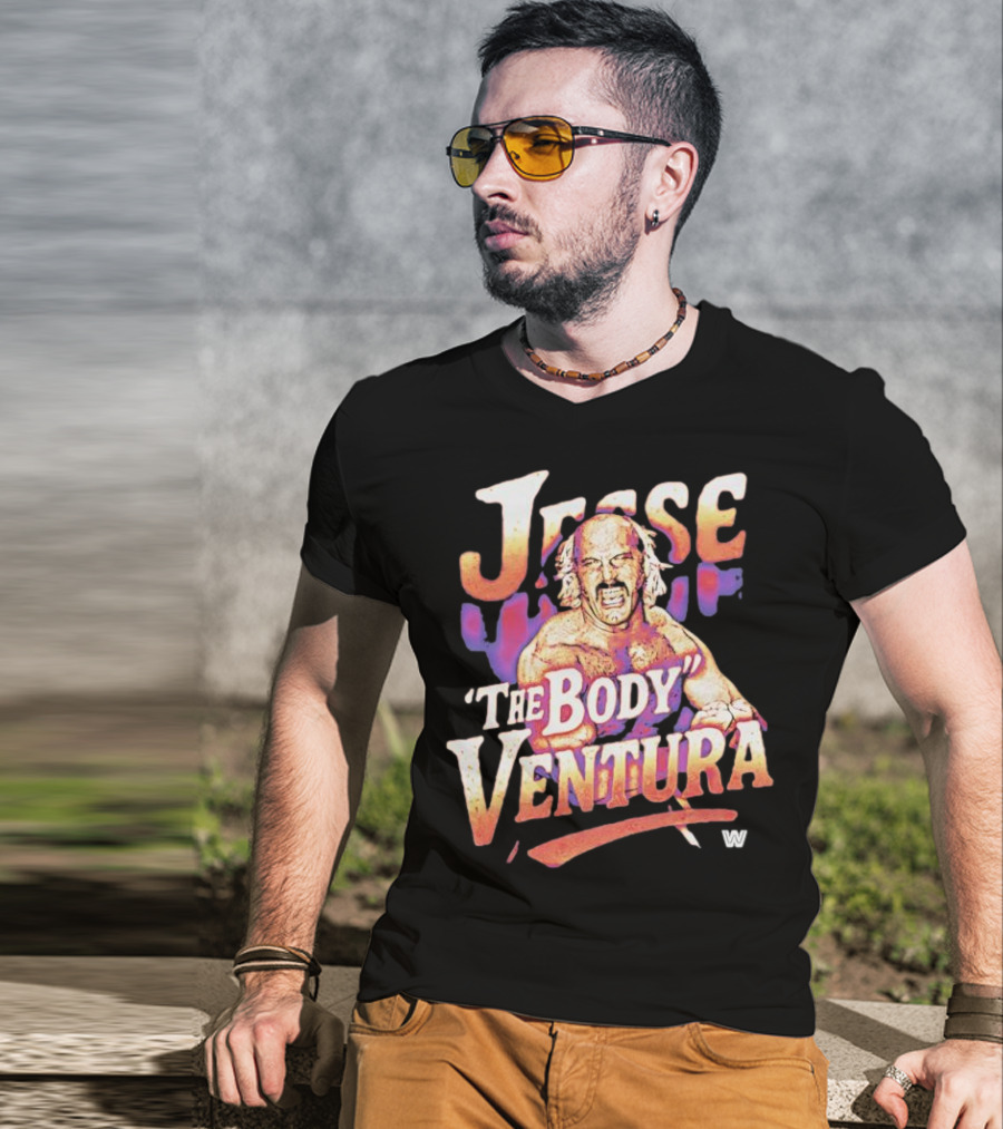 Jesse Ventura The Body Vintage Wrestling W T-Shirt