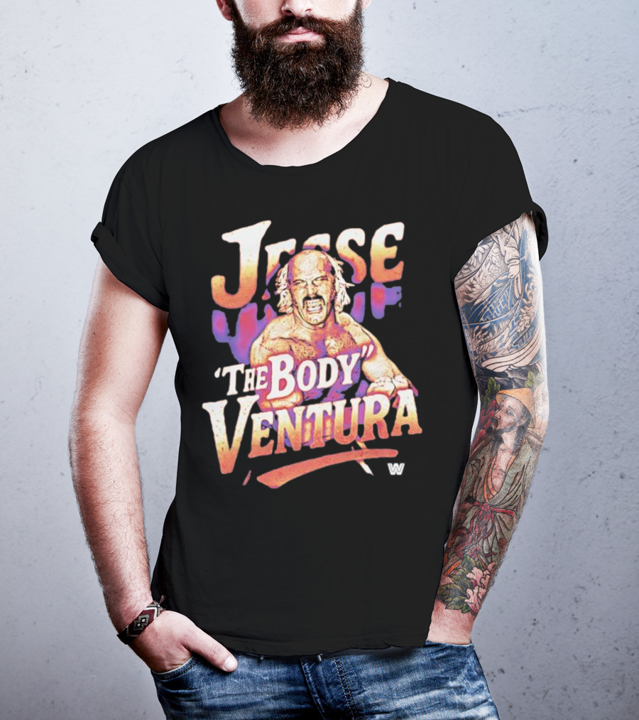 Jesse Ventura The Body Vintage Wrestling W T-Shirt