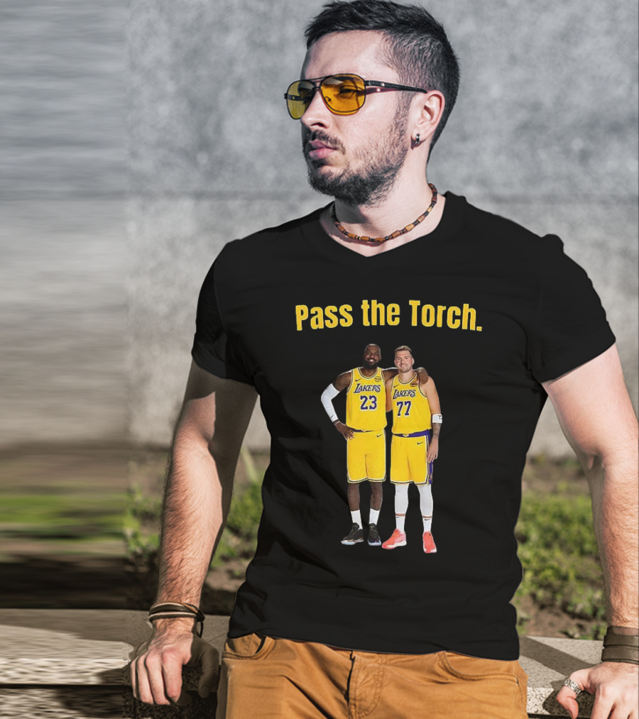 Lakers 23 And 77 Pass The Torch T-Shirt