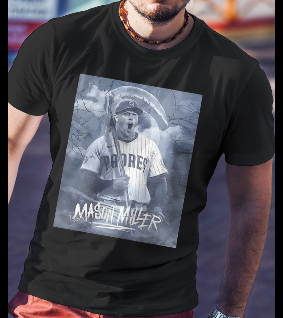 Mason Miller Padres Halloween Baseball 2025 T-Shirt