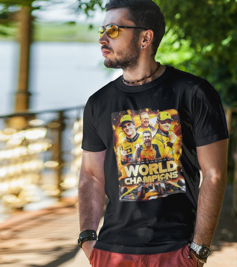 McLaren World Champions 2025 Racing Legends T-Shirt
