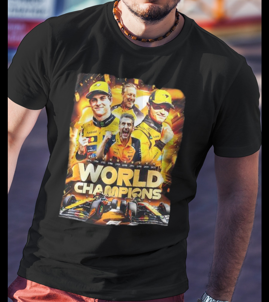 McLaren World Champions 2025 Racing Legends T-Shirt
