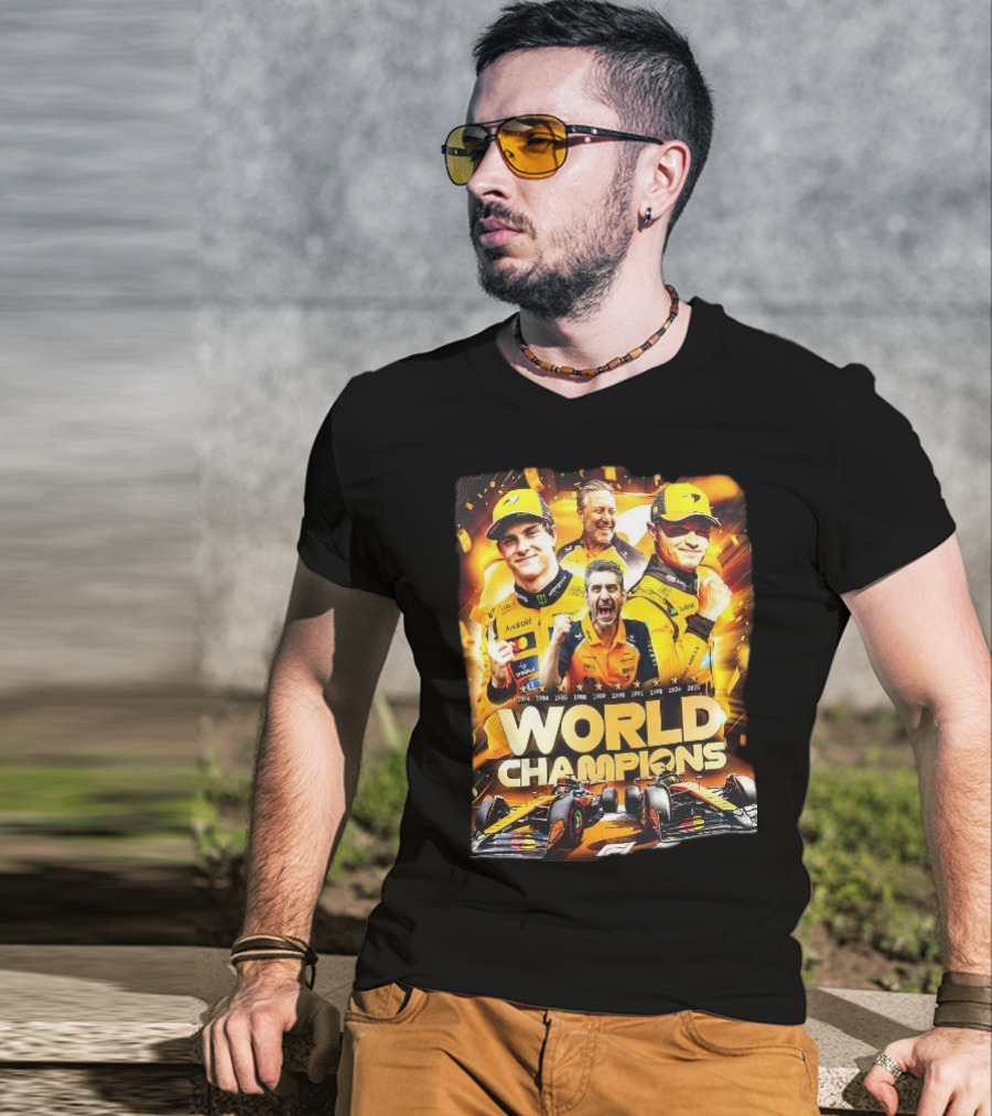 McLaren World Champions 2025 Racing Legends T-Shirt