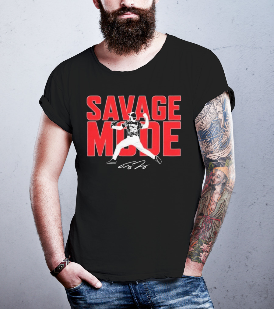 Savage Mode Trey Yesavage Toronto Blue Jays Signature T-Shirt