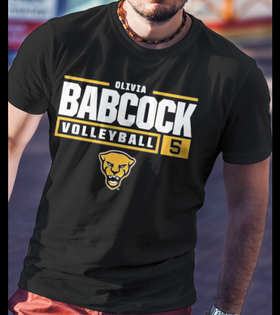 Olivia Babcock Volleyball Pitt Panthers 5 T-Shirt