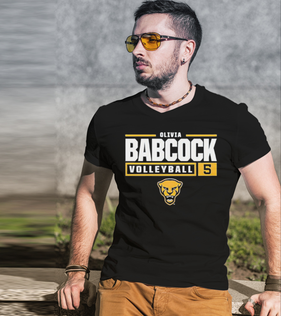 Olivia Babcock Volleyball Pitt Panthers 5 T-Shirt