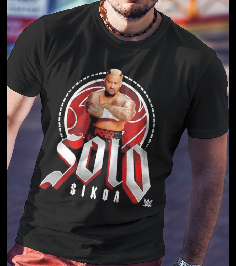 Solo Sikoa Tribal Wrestling Circle T-Shirt