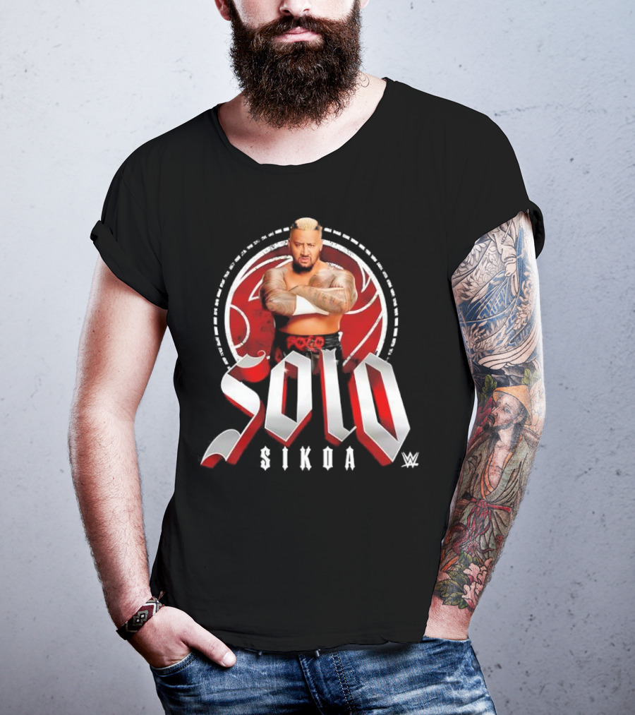 Solo Sikoa Tribal Wrestling Circle T-Shirt