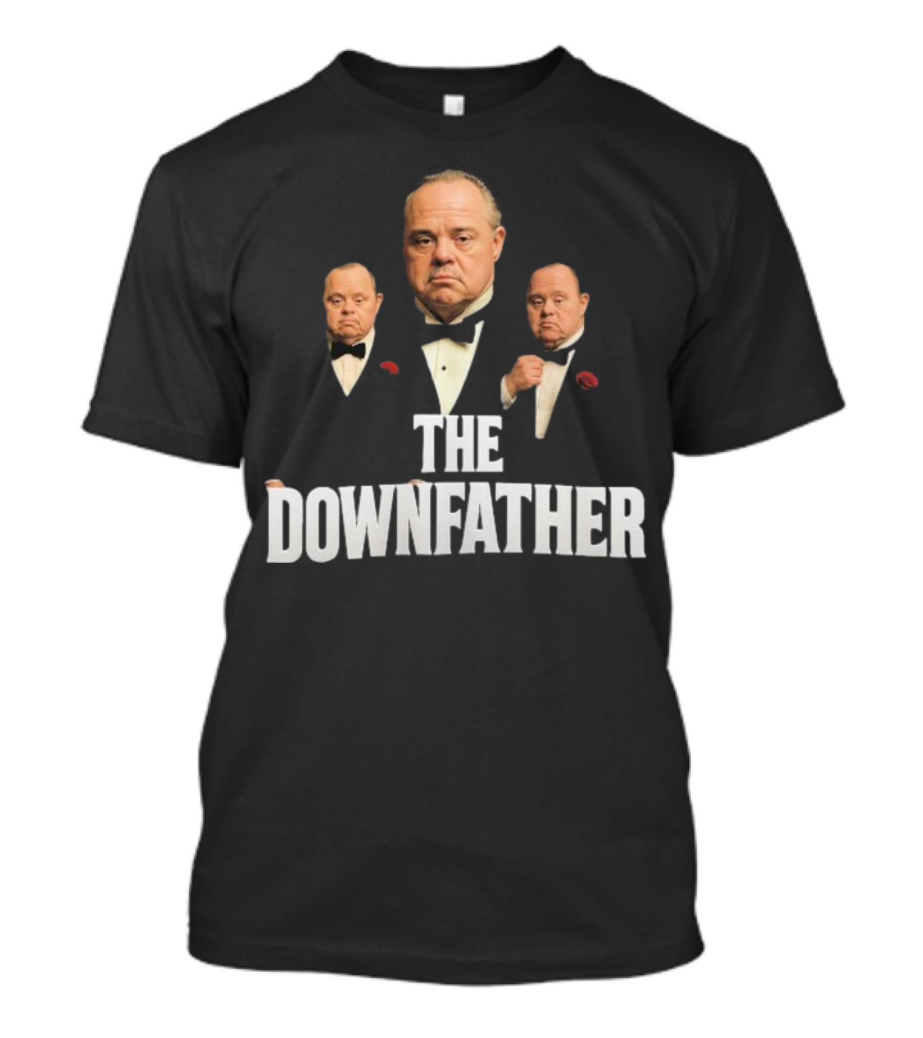 The Downfather Parody The Godfather Tuxedo Trio T-Shirt