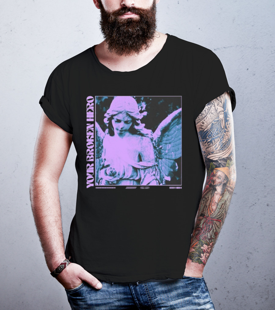 Your Broken Hero Emo’s Not Dead Angel T-Shirt
