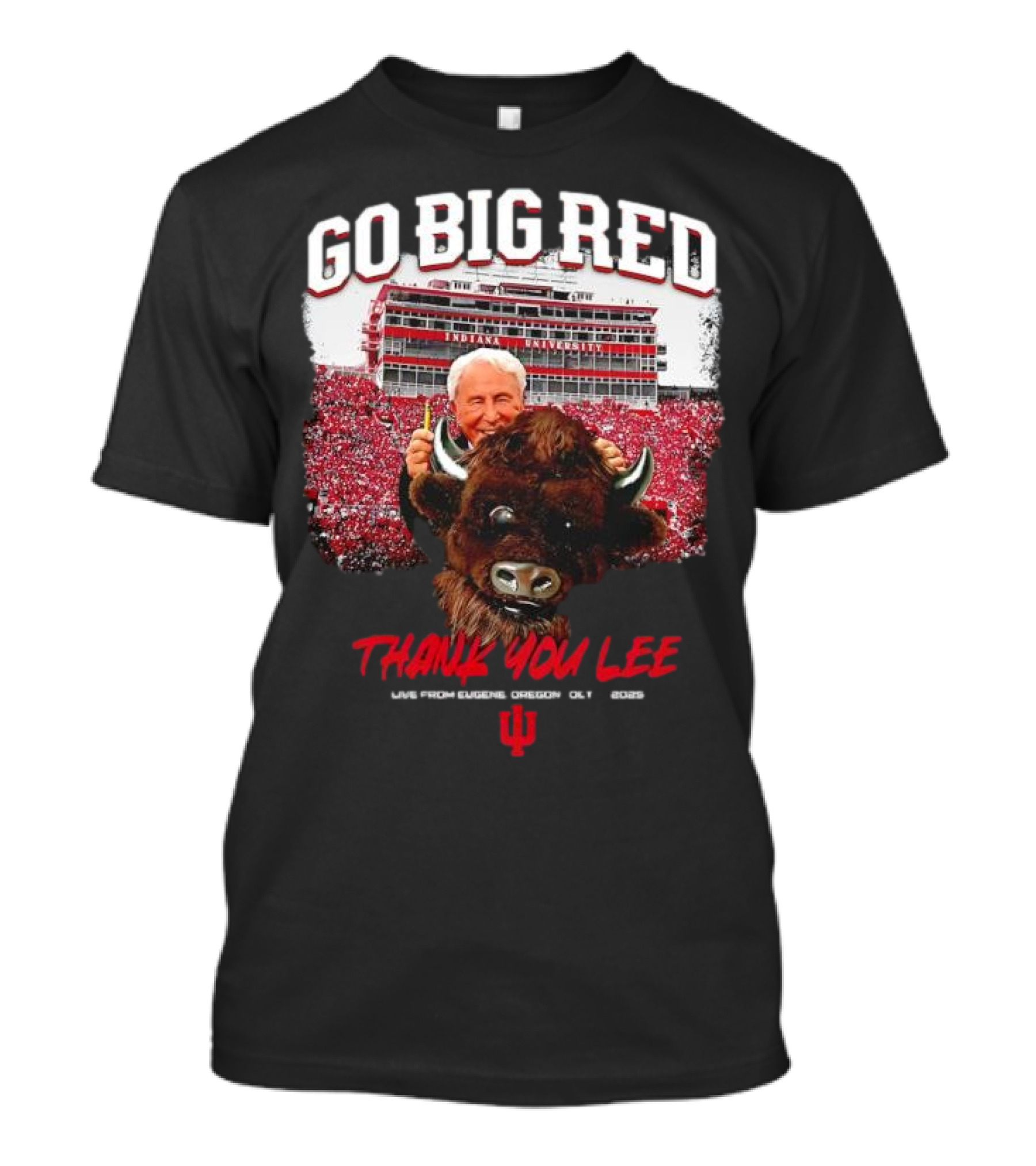 Go Big Red Indiana University Thank You Lee Corso T-Shirt