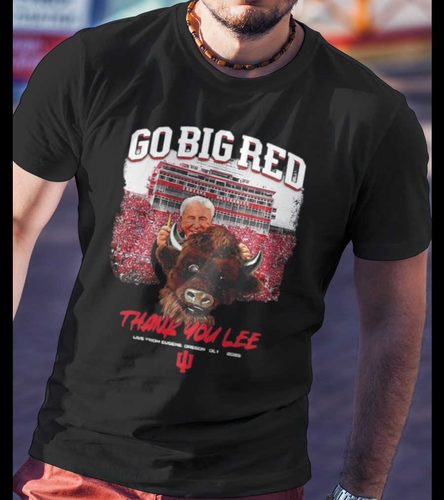 Go Big Red Indiana University Thank You Lee Corso T-Shirt