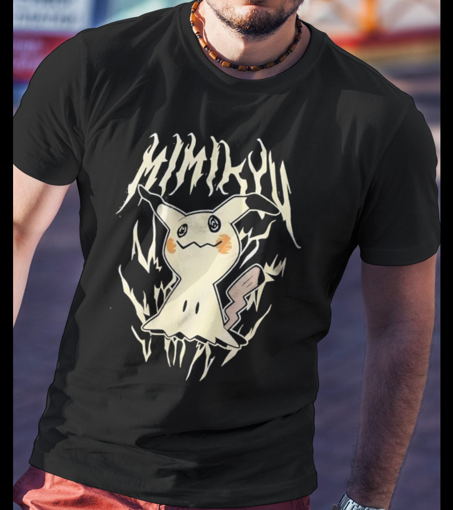 Mimikyu Pokémon Character Creepy Ghostly Appearance T-Shirt