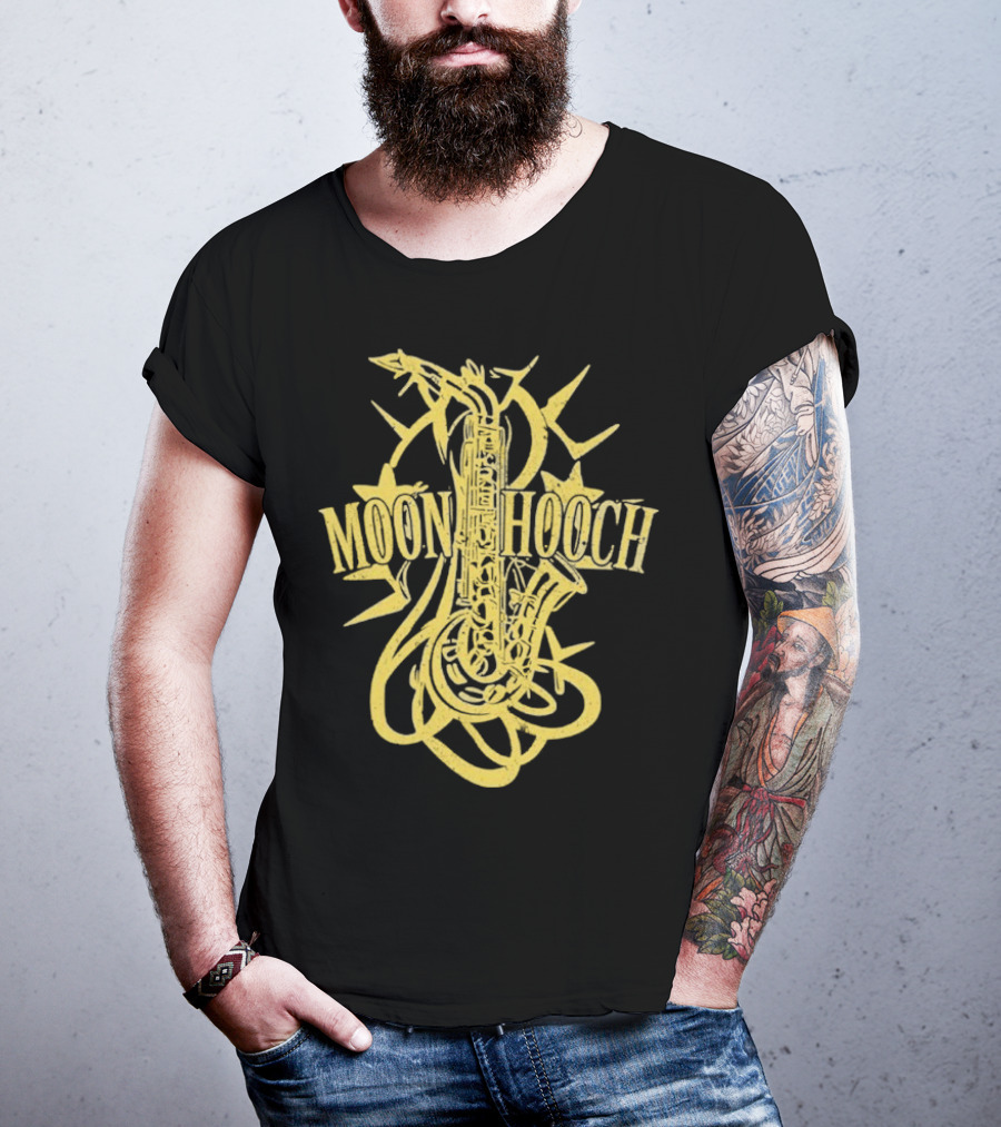 Moon Hooch Saxophone Burst Yellow Graphic T-Shirt