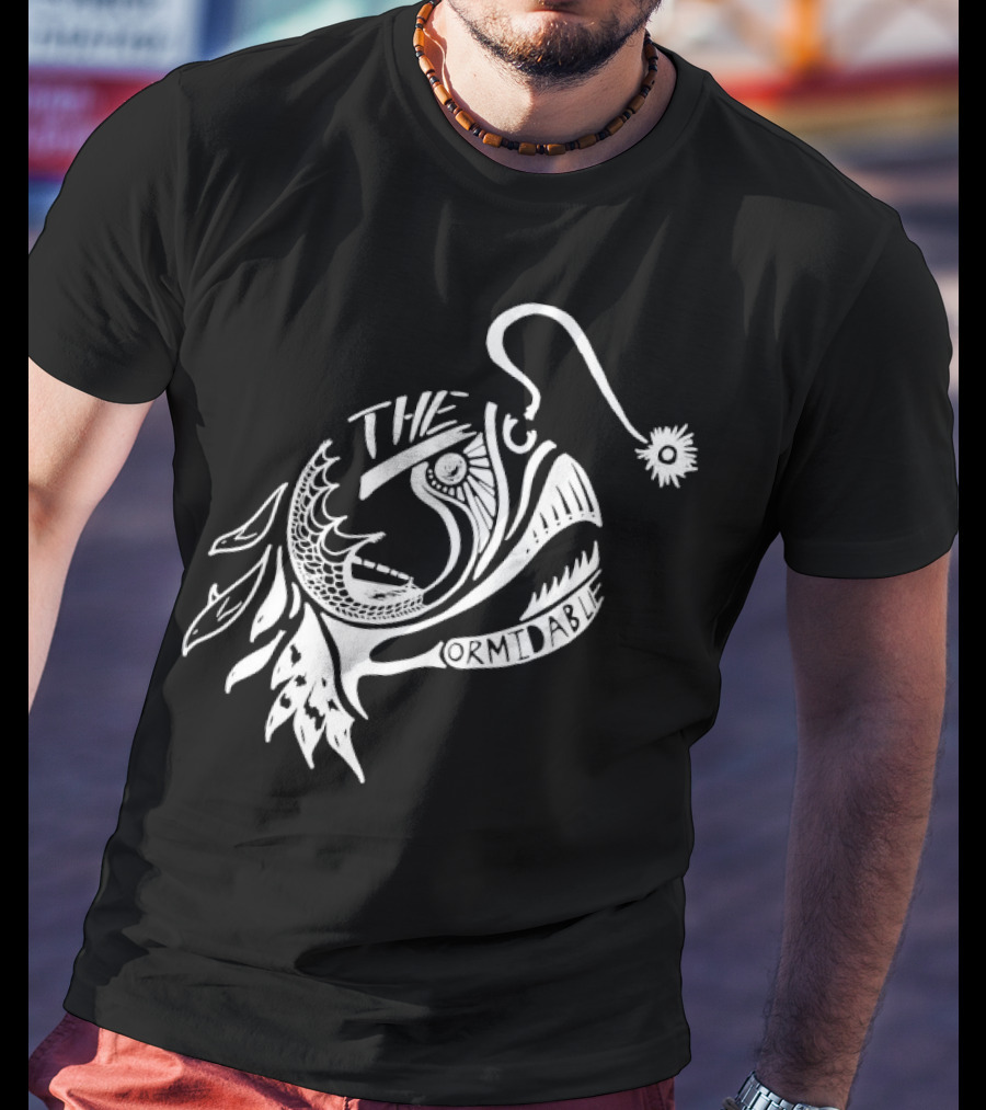 The Joy Formidable MC Fish Unique Anglerfish Art T-Shirt