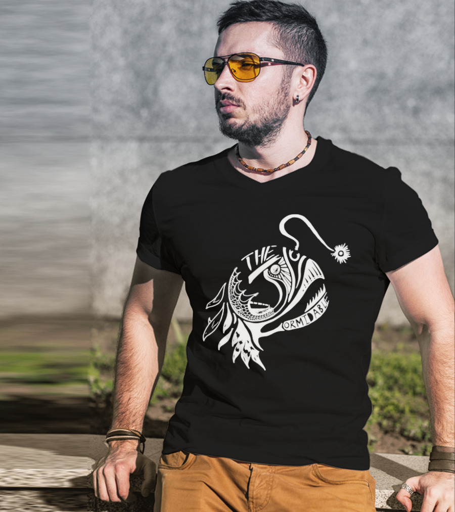 The Joy Formidable MC Fish Unique Anglerfish Art T-Shirt