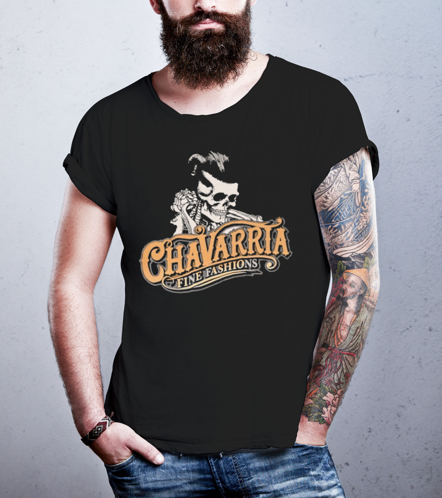 Chavarria Fine Fashions Pomade Skull Style T-Shirt