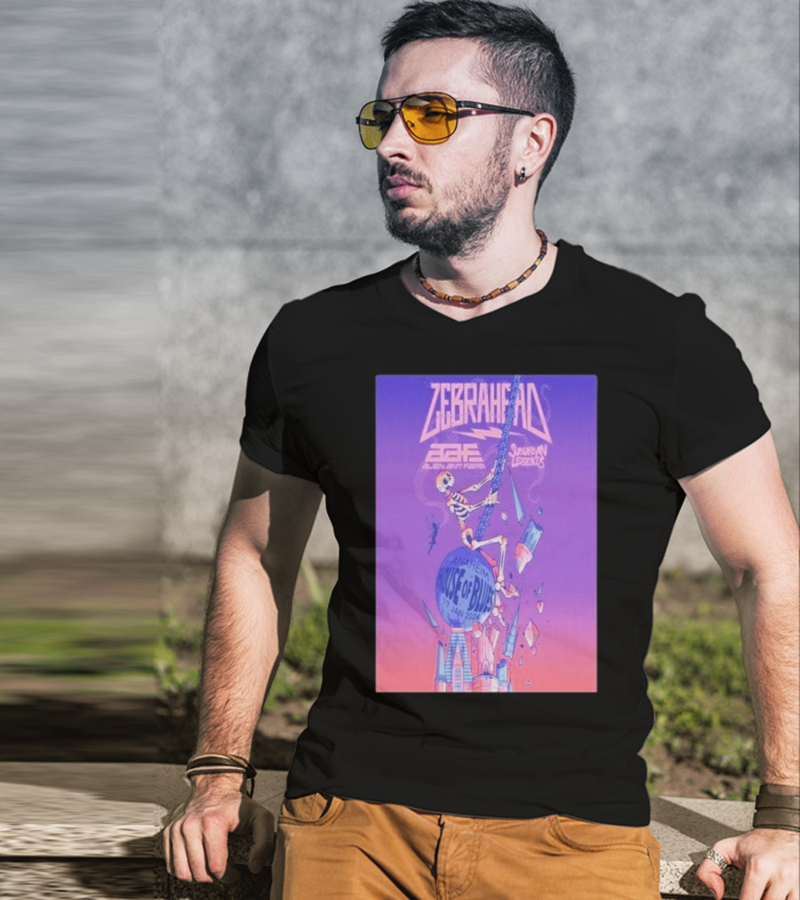 Zebrahead Alien Ant Farm Suburban Legends Jan 17 2026 House Of Blues Anaheim T-Shirt