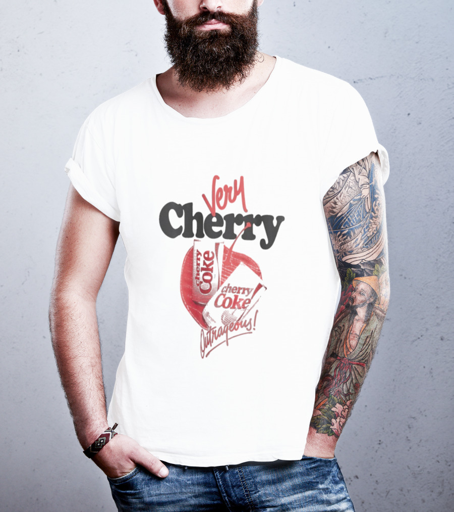 Very Cherry Coke Outrageous Vintage Soda Can Aesthetic T-Shirt